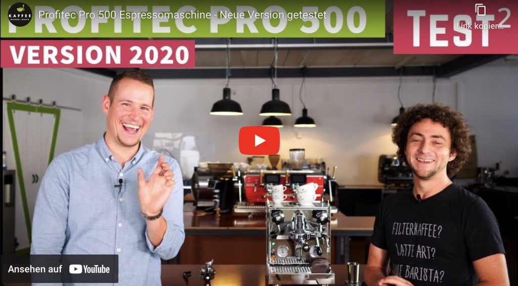 Profitec Pro 500 Zweikreiser Espressomaschine - Video Thumbnail